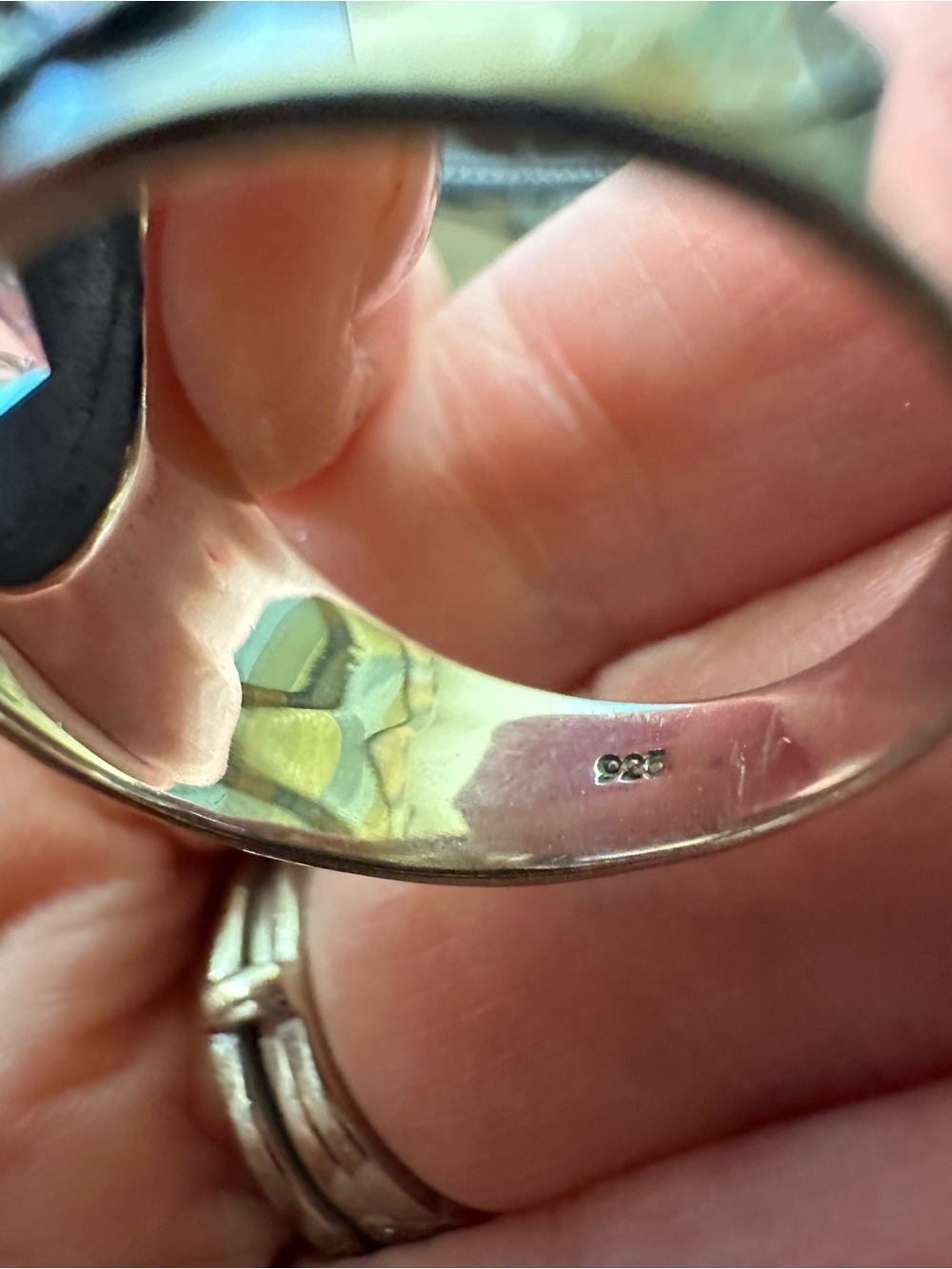 Silpada Silver Ring with Large Clear Stone - Picture 6 of 7